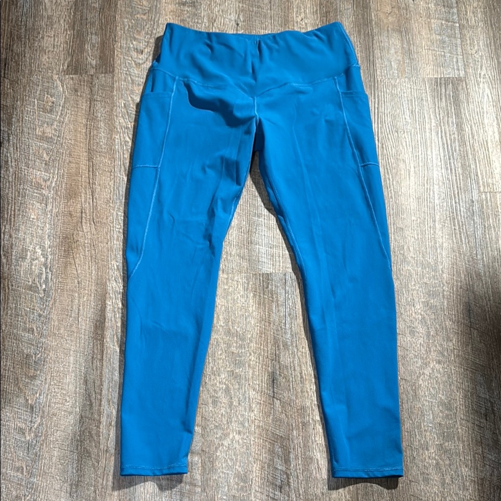 Stylish Blue Women's Yoga Pants